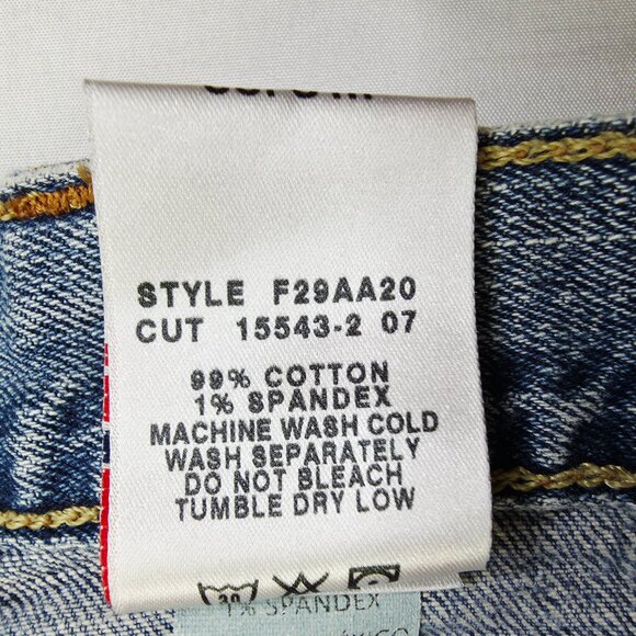 Lucky Brand Dungarees 30X32 Women Size 10/30 Mid Rise Flare Regular Length Jeans - Picture 6 of 13